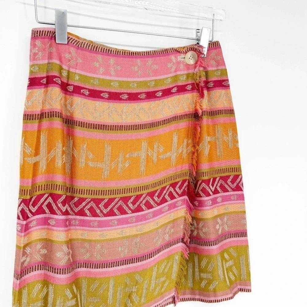 The‎ Limited Blanket Skirt Tribal Print Women's Size S Festival Style
